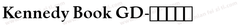 Kennedy Book GD字体转换